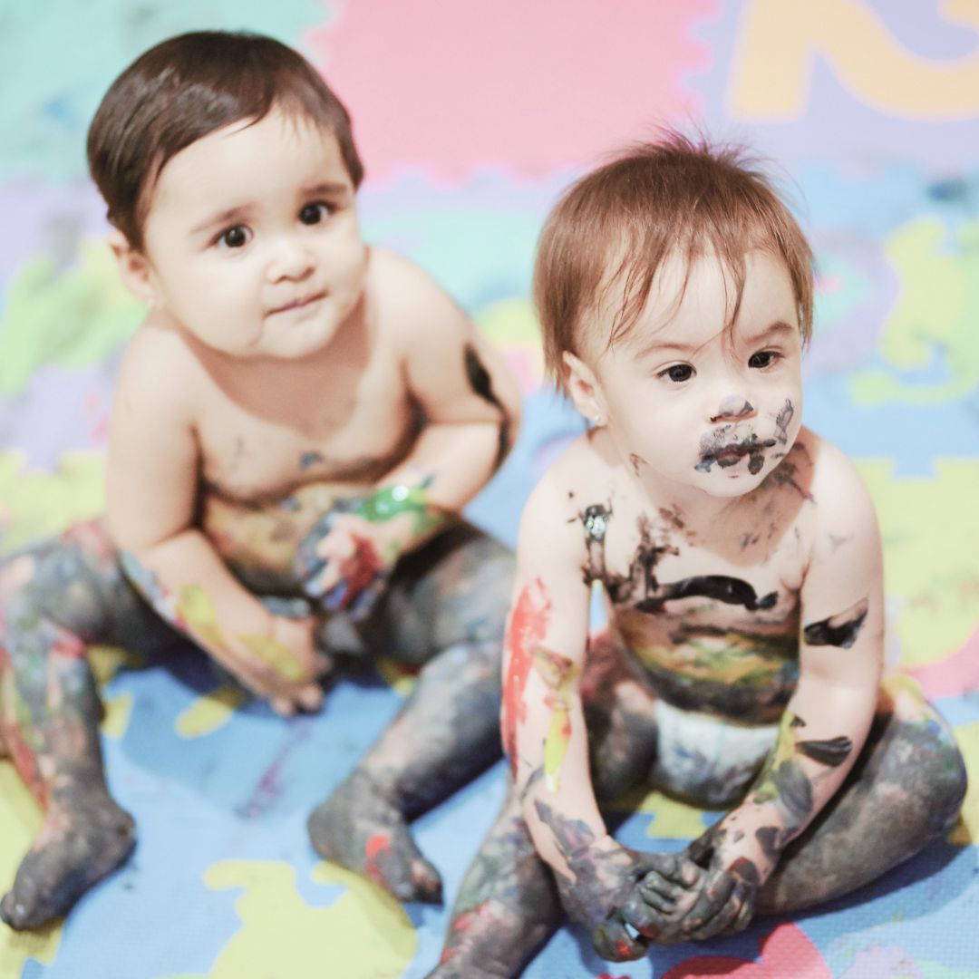 Peinture corporelle enfant - La vie en soie